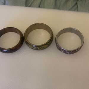 Set of Three Stylish Bangles